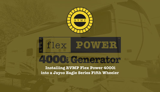 RVMP Flex Power 4000i Generator Installed into Jayco Fifth Wheel - RV Generator Install Video