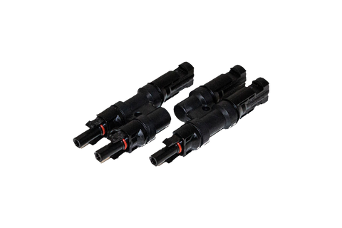 MC4 Y Connectors Pair One Male One Female