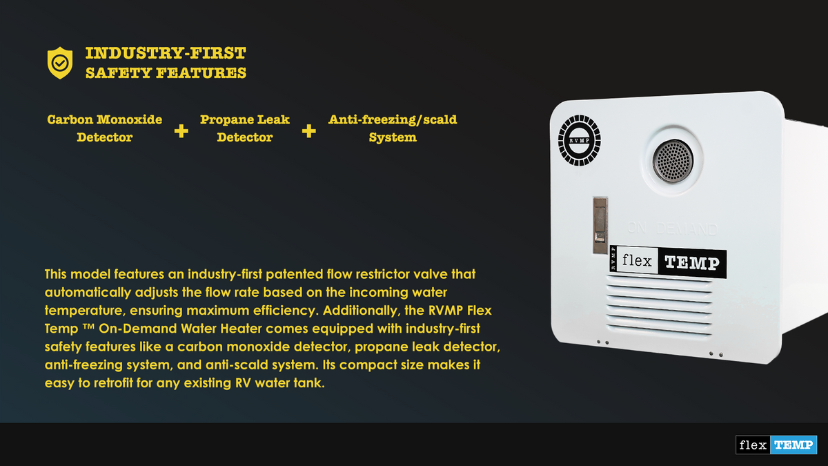 RV Water Heater with great safety features - RV parts and accessories - Buy On-Demand Tankless Water Heater online