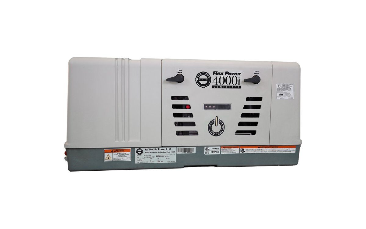 RVMP Flex Power® 4000i | 4000 Watt Dual-Fuel Installed RV Generator - RV parts and accessories - Buy 4000i Dual Fuel Generator online