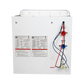 Back view of RVMP Flex Temp Water Heater for Recreational Vehicles in White - RV parts and accessories - Buy On-Demand Tankless Water Heater online
