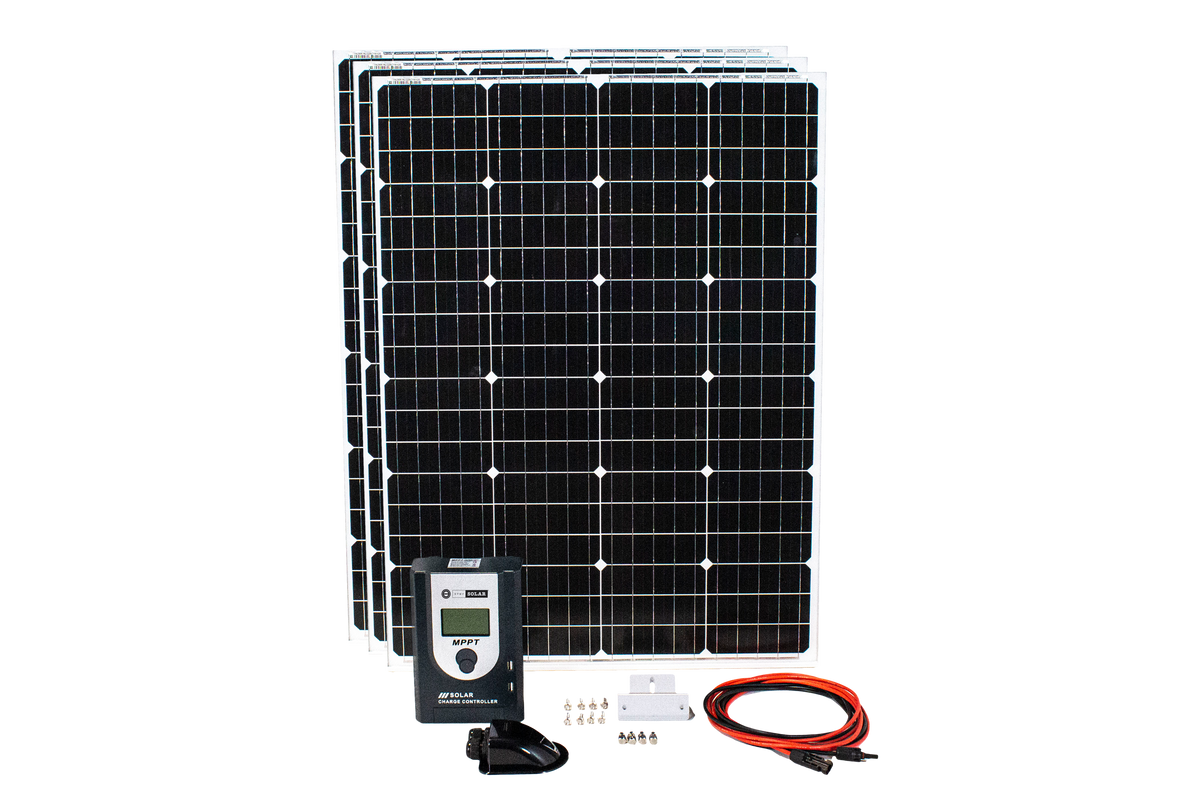 RVMP Solar™ 300W Solar Kit | Off-Grid Solar Kit - 300W | Off-Grid, RV, Camping, Home, Backup - RV parts and accessories - Buy 300W Solar Kit online