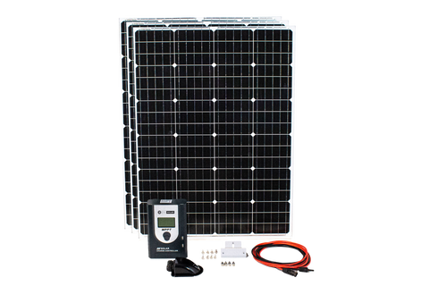 RVMP Solar™ 300W Solar Kit | Off-Grid Solar Kit - 300W | Off-Grid, RV, Camping, Home, Backup